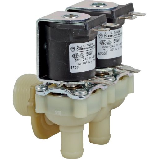 Mágneses vízszelep Bem. 1x3/4 coll KM kim. 2x14,5 mm