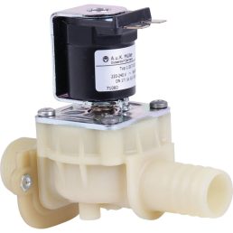   Mágneses vízszelep 230 V, 1 x AG 3/4 hüvelyk, 1 x 21,5 mm egyenes kifolyó