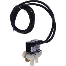   Mágneses vízszelep 230 V, 1 x AG 3/4 hüvelykes 2 x 13,5 mm-es kifolyó alul