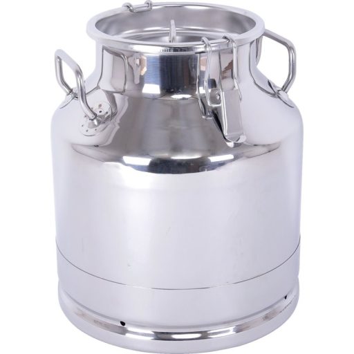 Szállítókanna rozsdamentes, tetővel, 25 liter