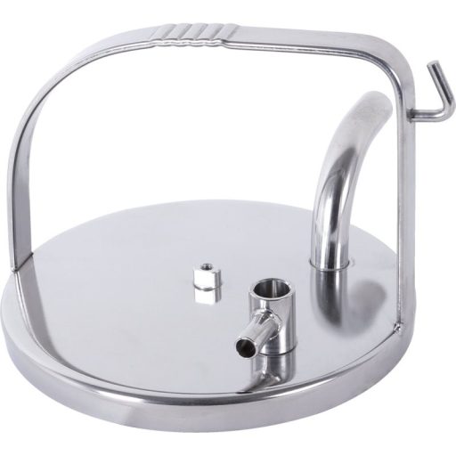 Fejővödör fedél Nemesacél csatlakozó 19mm kengyelmagasság 142mm