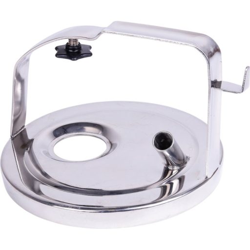 Tejesvödör fedele rozsdamentes acél, OD 19 mm, a konzol magassága: 117 mm