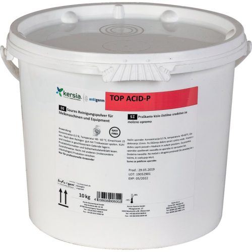 Fejőgép tisztító Antigerm Top Acid-P, por 10kg vödör