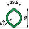 Weasler kardántengely AW21S, 610 mm