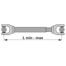 Weasler kardántengely AW36, 1010 mm, külső villák nélkül