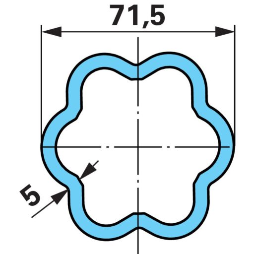 Weasler kardántengely AW26, 1010 mm