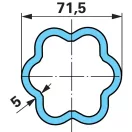 Weasler kardántengely AW26, 1210 mm, traktoroldali 1 3/4-20