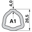 Bondioli & Pavesi kardántengely G1, 860 mm