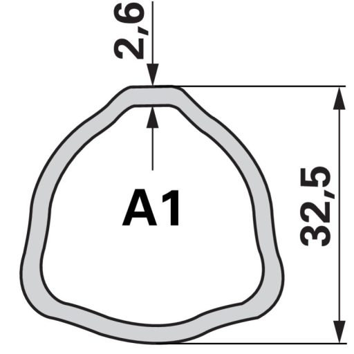 Bondioli & Pavesi kardántengely G1, 860 mm