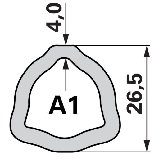 Bondioli & Pavesi kardántengely G1, 1210 mm