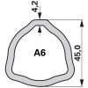 Bondioli & Pavesi kardántengely G7, 860 mm