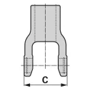Bondioli & Pavesi kardántengely S4, 1210 mm