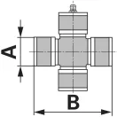 Bondioli & Pavesi kardántengely S9, 860 mm