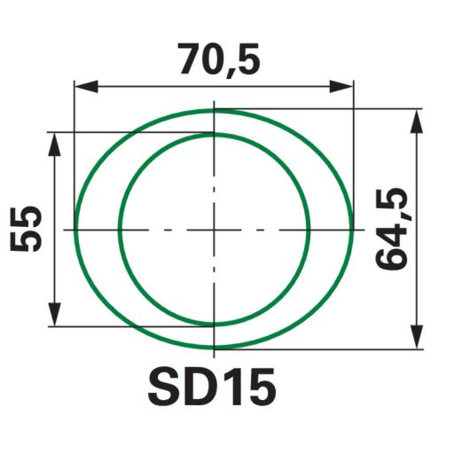 Walterscheid kardántengely W200E, 710 mm, SD15