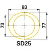 Walterscheid kardántengely W400E, 1010 mm, SD25, súrlódó tárcsás tengelykapcsolóval K92/4 1.350 Nm