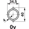 Walterscheid kardántengely W2200, 560 mm, ST15 alsó perselykenéssel