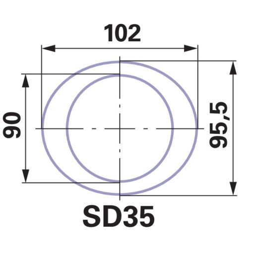 Walterscheid kardántengely W2600, 1010 mm, SD35 alsó perselykenéssel