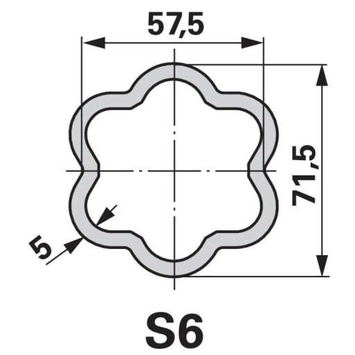 Walterscheid kardántengely W2600, 1010 mm, SD35 alsó perselykenéssel