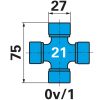 Walterscheid kardántengely W2300, 860 mm, ST15, külső villák nélkül