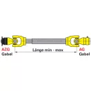 Walterscheid kardántengely W100E, 710 mm, SD05