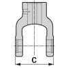 Weasler kardántengely AW35S, 760 mm, nyírócsapos tengelykapcsolóval 2920 Nm