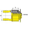 Walterscheid kardántengely W2300, 1010 mm, SD15, K33 racsnis csillagcsatlakozóval