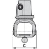 Weasler nagy hajlásszögű kardántengely AW21-80, 1210 mm, dupla