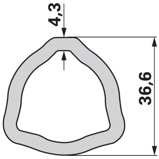 Bondioli & Pavesi nagy hajlásszögű kardántengely G4, 860 mm
