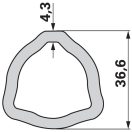 Bondioli & Pavesi nagy hajlásszögű kardántengely G4, 1210 mm