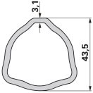 Bondioli & Pavesi nagy hajlásszögű kardántengely G4, 1210 mm