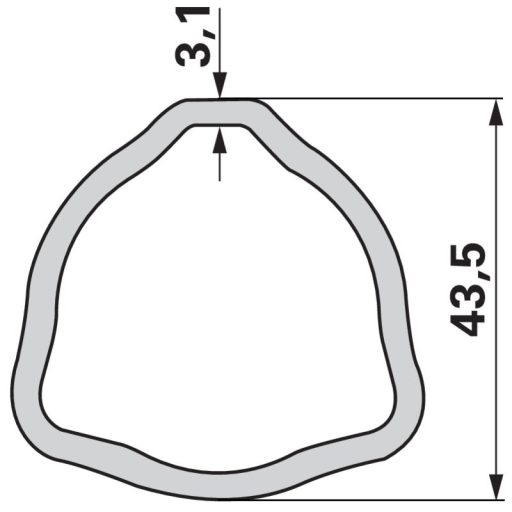 Bondioli & Pavesi nagy hajlásszögű kardántengely G4, 1210 mm