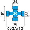 Walterscheid széles szögű kardántengely WWZ2280, STF15, 860 mm alsó perselykenéssel