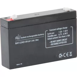   Villanypásztor akkumulátor Gallagher 6 V 7,2 Ah ehhez: Ecosolar S17