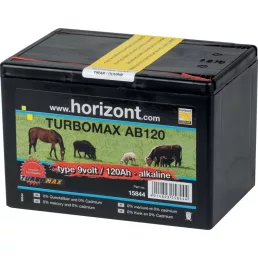 Villanypásztor akkumulátor Horizont 9 V 120 Ah