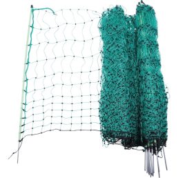   Euronetz villanypásztor kerítésháló baromfi zöld, 112 cm, egyetlen sp. 50 m áramtalan