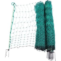   Euronetz villanypásztor kerítésháló baromfi zöld, 112 cm, dupla sp. 50 m áramtalan