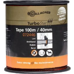 Gallagher villanypásztor szalag TurboStar 40mm terra 100m