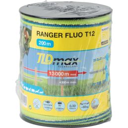   Horizont villanypásztor szalag RANGER FLUO T12, sárga/zöld/sárga, fluoreszkáló, 200 m