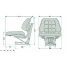 GRANIT mechanikus rugózású ülés 24000088