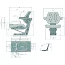 GRANIT mechanikus rugózású ülés 24000118