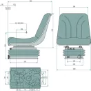 GRANIT mechanikus rugózású ülés 240920042