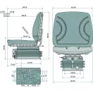 GRANIT mechanikus rugózású ülés 240920036