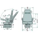 GRANIT mechanikus rugózású ülés 24000087