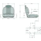 GRANIT PVC ülés 25270291