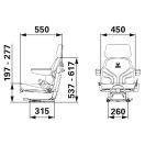 GRAMMER mechanikus rugózású ülés 2401292071