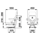 GRAMMER mechanikus rugózású ülés 2401292070