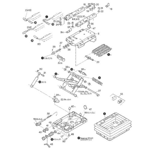 GRAMMER mechanikus rugózású ülés 2401289042