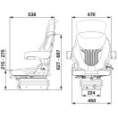 GRAMMER mechanikus rugózású ülés 2401081362