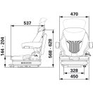 GRAMMER légrugós ülés 2401212688