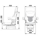 GRAMMER légrugós ülés 2401289043